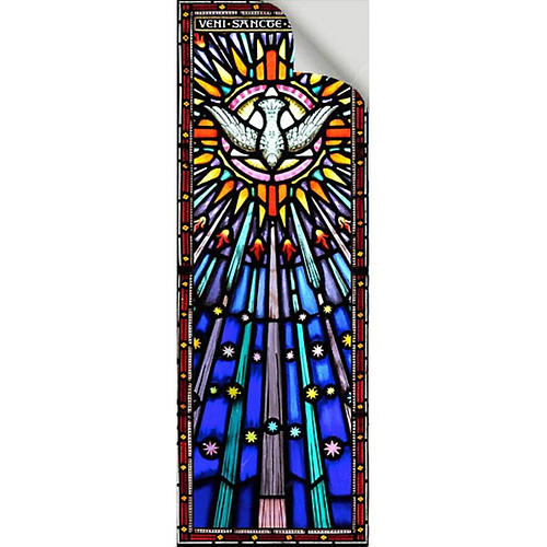 Vetrofania Spirito Santo 10,5X30 cm 2