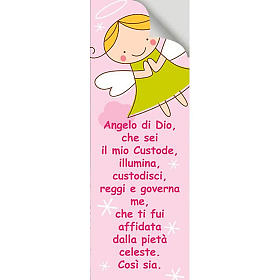 Religiöse Abziehbilder: Aufkleber Engel Gottes Rosa 10,5 x 30 Zentimeter Religiöse Abziehbilder: Aufkleber Engel Gottes Rosa 10,5 x 30 Zentimeter