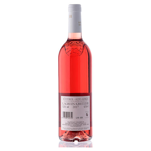 Vin Lagrein rosé DOC 2017 Abbaye Muri Gries 2