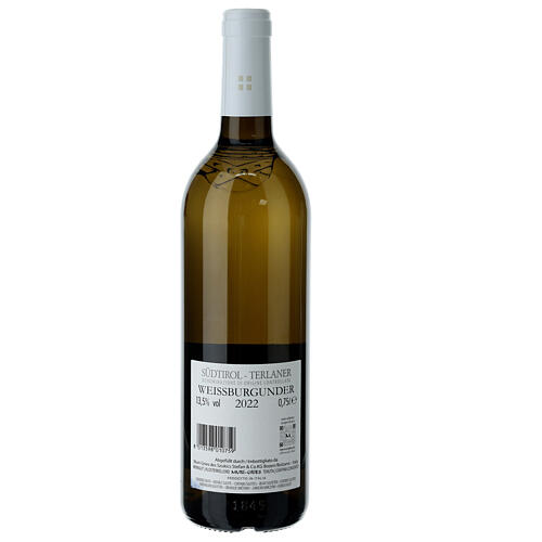 Vino Pinot Blanco de Terlano DOC 2022 Abadía Muri Gries 2