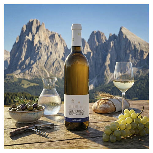 Vinho Pinot Grigio de Terlano DOC 2024 Abadia Muri Gries 750 ml 2