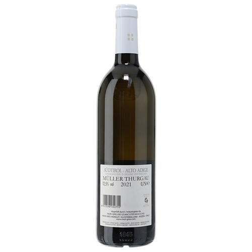 Wino Muller Thurgau DOC 2021 Abbazia Muri Gries 750 ml 2