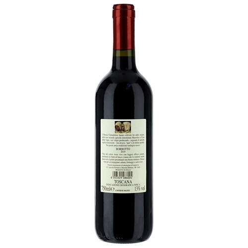 Wino czerwone toskańskie Borbotto 750 ml 2019 2