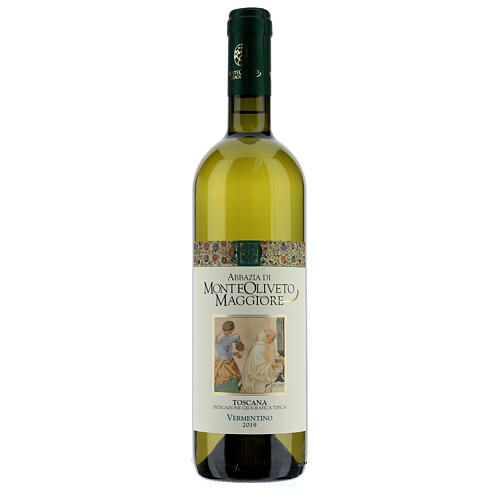 Tuscan white wine IGT 2019, Abbazia Monte Olivieto 750 ml 1