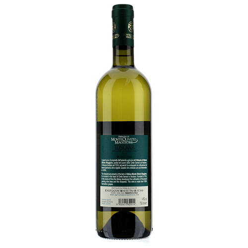 Tuscan white wine IGT 2019, Abbazia Monte Olivieto 750 ml 2
