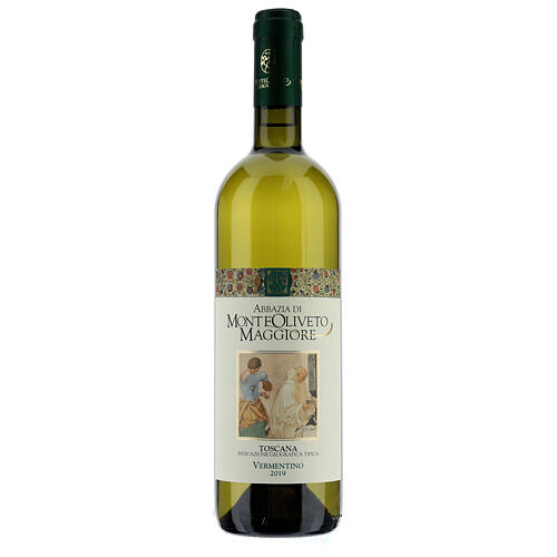 Vino Toscana blanco 2019 Abbazia Monte Oliveto 750ml 1