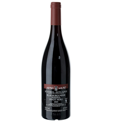 Vino Pinot Tinto Reserva DOC 2020 Abadía  Muri Gries  2