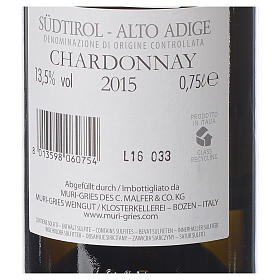 Vini bianchi e rossi: Vino Chardonnay DOC 2015 Abbazia Muri Gries 750 ml Vini bianchi e rossi: Vino Chardonnay DOC 2015 Abbazia Muri Gries 750 ml