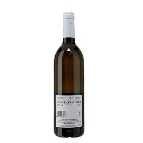 Vinho Traminer Aromático DOC 2022 Abadia Muri Gries 750 ml 2