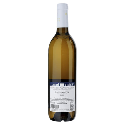 Sauvignon DOC white wine Muri Gries Abbey 2025 3