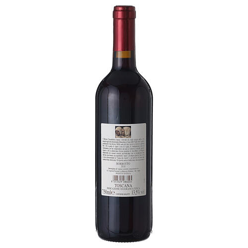 Vin rouge toscan Borbotto 750 ml 2018 2