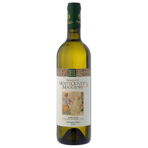 Vino Toscano Blanco 2016 Abadía Monte Oliveto 750 ml 1