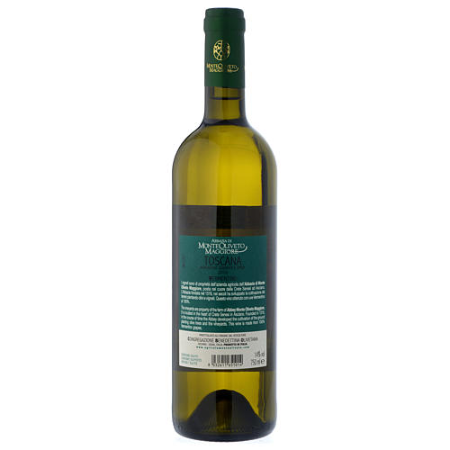 Vino Toscano Blanco 2016 Abadía Monte Oliveto 750 ml 2