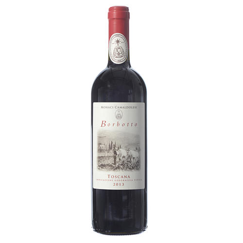 Vin rouge toscan Borbotto 750 ml cuvée 2013 1