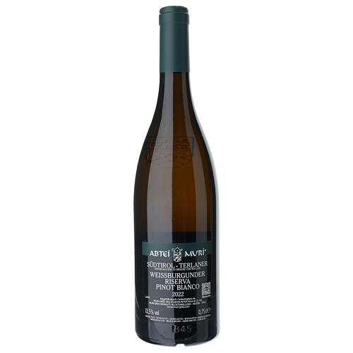 Weiss White Wine Gran Riserva Abtei Muri DOC 2022 Abbey Muri Gries 750 ml 2