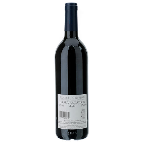 Schiava Grigia DOC wine 2023 Muri Gries abbey 750 ml 2