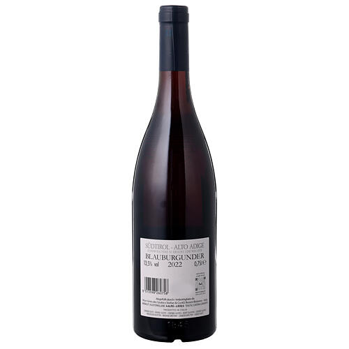2022 CDO Pinot Nero red wine from the Abbey of Muri Gries in South Tyrol 750 ml 2