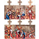 Cuadros estaciones Vía Crucis 15 piezas madera s4