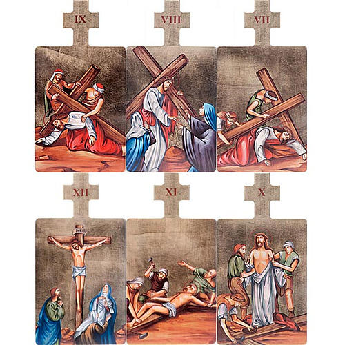 Way of the Cross in wood, 15 stations 5
