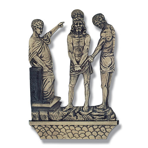 Tableaux Via Crucis, 15 pièces, bronze 1
