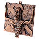 Cuadros estaciones Vía Crucis 15 piezas bronce martillado s16