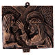 Tableaux Via Crucis, 15 pièces, bronze martelé s8
