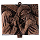 Stazioni Via Crucis 15 quadri bronzo martellato s4