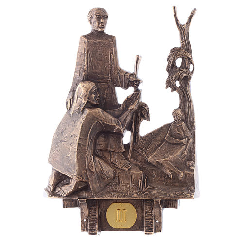Stations of the Cross in bronze, 14 stations 2
