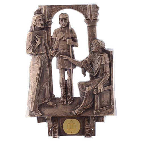 Stations of the Cross in bronze, 14 stations 3
