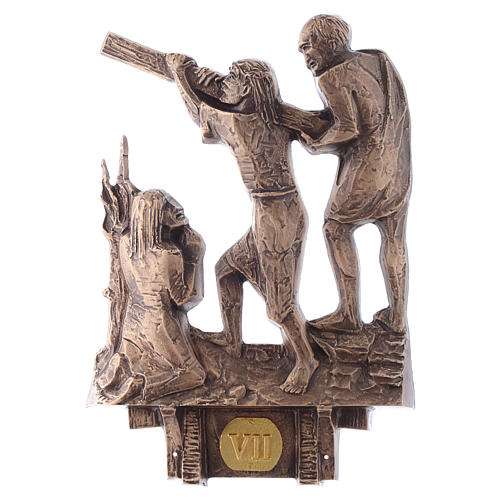 Stations of the Cross in bronze, 14 stations 7