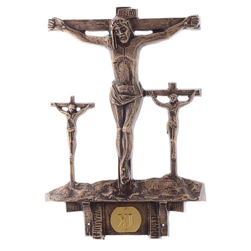 Stations of the Cross in bronze, 14 stations 11