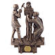 Cuadros estaciones Vía Crucis 14 piezas bronce s5