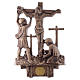Cuadros estaciones Vía Crucis 14 piezas bronce s10