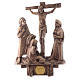 Cuadros estaciones Vía Crucis 14 piezas bronce s12