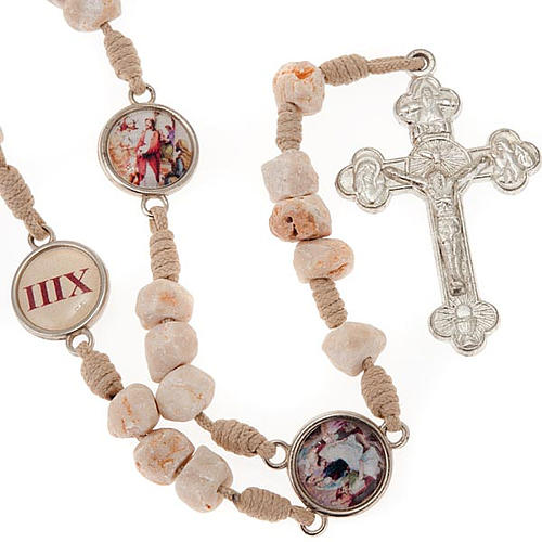 Corona Vía Crucis piedra de Medjugorje 1
