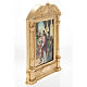 Stations of the Cross in wood decorated with columns, 15 stations s5