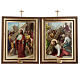 Stations of the Cross printed on wood, 15 stations s7