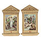 Stations of the Cross printed on wood framed, 15 station s10