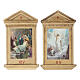 Stations of the Cross printed on wood framed, 15 station s12