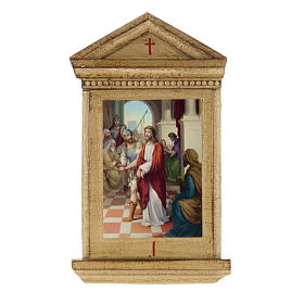 Via Sacra: Via Sacra altarinhos madeira 15 estações