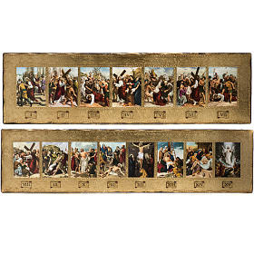 15 Stations of the cross 2 wood boards