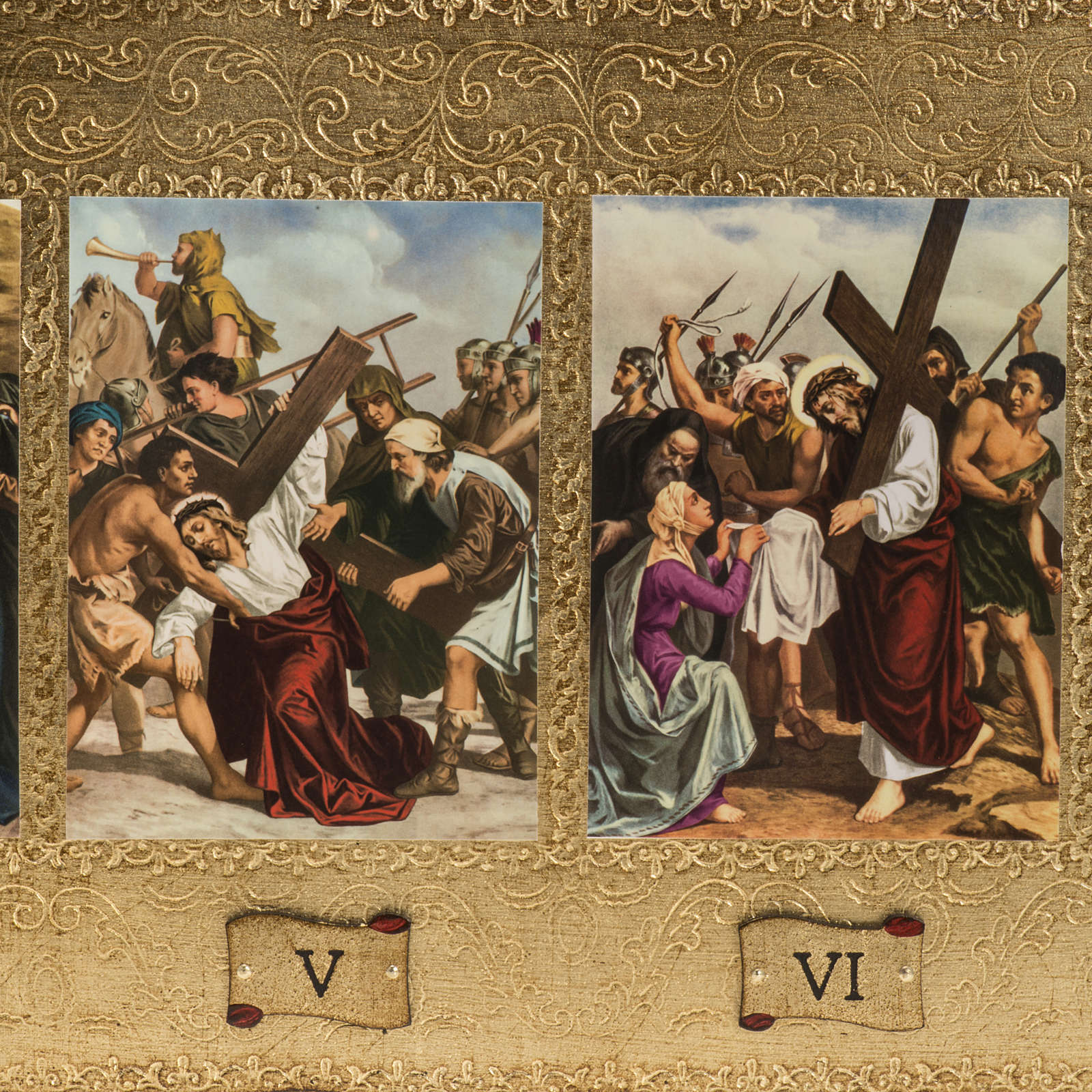 15 Stations of the cross 2 wood boards | online sales on HOLYART.com