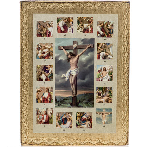 Way of the Cross picture on wood 1