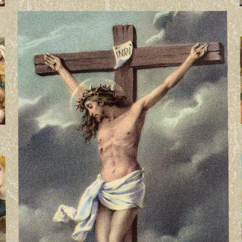 Quadro Via Sacra com Crucificação 2