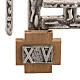 Way of the cross in silver plated bronze, 15 stations s4