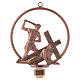 Way of the cross in copper plated bronze, 15 round stations. s7
