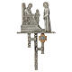 Way of the cross in silver-plated brass, 15 stations s1
