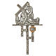 Way of the cross in silver-plated brass, 15 stations s4