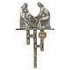 Way of the cross in silver-plated brass, 15 stations s15