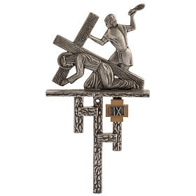 Way of the Cross: Stations of the Cross in silver plated bronze, 15 stations Way of the Cross: Stations of the Cross in silver plated bronze, 15 stations